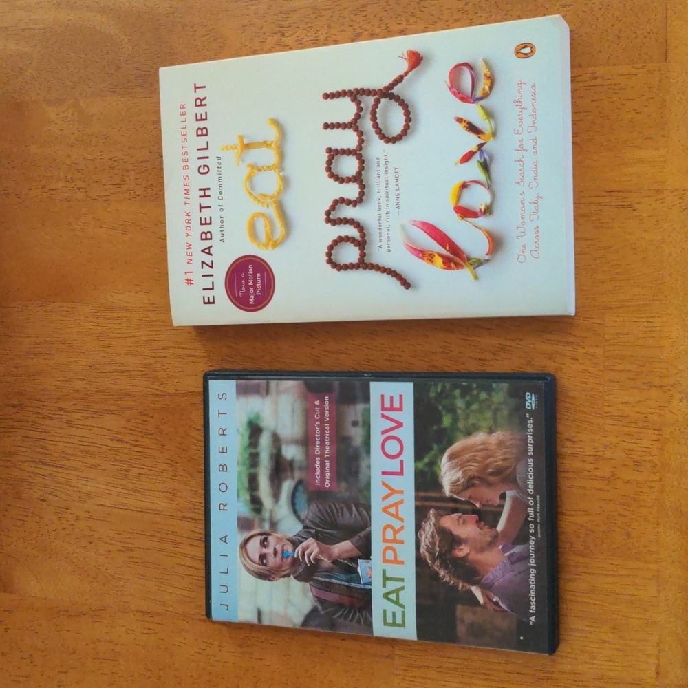 Bundle of Eat, Pray, Love Book and DVD